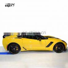Carbon Fiber Front Lip for Chevrolet Corvette C7 Side Skirts Rear Trunk Spoiler thumbnail-4