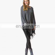Women Fashion Wool Knitted Poncho Hand Knitted Poncho thumbnail-3