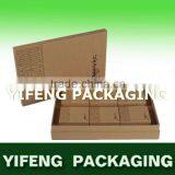 Recycled Brown High Quality e Flute Kraft Cardboard Storage Gift Box Set