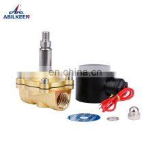 2W160-15 2/2 Way Electric Brass Normally Closed Thread Size G1/2 Solenoid Valve Price Pneumatic Valve For Air thumbnail-3