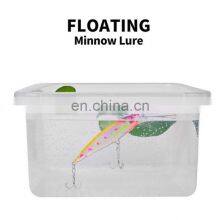 Amazon Top Sales Lures Minnow 10 Colors 13.4g/11cm Black Minnow Lure Best Quality Floating Minnow Lure Fish Bait Supplier thumbnail-5