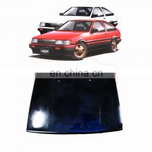 high quality steel car hood bonnet for to-yota corolla AE86 LEVIN 1984-1986 Car body parts