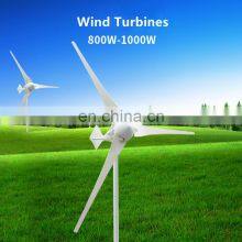 Three-phase AC 48V24V Outdoor Household Small Wind Energy Permanent Magnet 1kw Horizontal Axis Wind Turbine Generator thumbnail-2