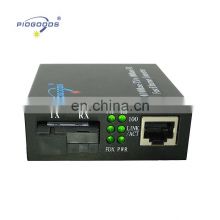 10/100M single mode 2 ethernet ports optic fiber media converters