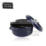 Hot Sale Trionfo Blue Cast Iron Enamel Pot thumbnail-2