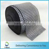 Sew on Plastic Rhinestone Mesh Home Decor Poly Mesh Hot Mitsubishi Diamante Style Wrap Crafting Bridal