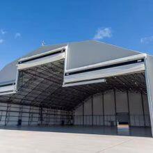 Customized Steel Structure Hangar Fabricated Shed thumbnail-3