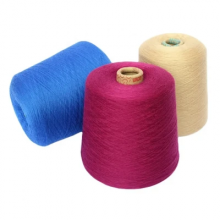 Factory Produced Various Colors Pure Crochet Combed Woven 8 Layers 100% Cotton Yarn Knitted Fabric thumbnail-3