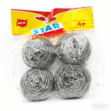 Mehrfachpackung haltbarer Stahlwollekugel für die Küche thumbnail-2