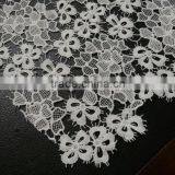 2016 New Design Milk Silk 100% Polyester Chemical Lace Water Soluble Embroidery Lace Textile for Dress thumbnail-2
