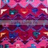 Tapestry Woven Wool Rug, Wall Decor 34x23" Peru Animal Design thumbnail-1