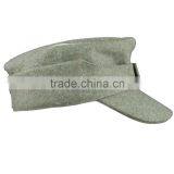 WWII German Officer Panzer Wool Field Military Cap Hat thumbnail-5