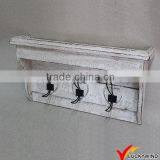 Farm Shabby Chic Hanging Wood Shelf Hook thumbnail-1