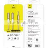 Baseus Fluency Series 2 In1 26cm Audio Cable for Mobile Phone/Headphone 3.5mm Stereo Audio Cable thumbnail-5