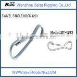 Cheap Price High Quality Nickel Plated Zinc Plated Swivel Single Hook China Supplier Hardware thumbnail-5