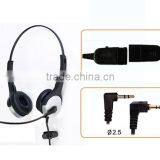 Professional Telephone Headset Mic HSM-1002NC QDJ2.5