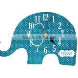 New Design Elephant Style Wooden Wall Clock