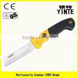 China Factory Hand Tool Utility Knife Cutter With New Insulation Plastic and Silver Color thumbnail-5