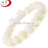 Natural stone beads elastic bracelet,gemstone beads stretch bracelet,semi precious stone elastic bracelet