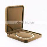 Wholesale Custom Gift Packaging Velvet Necklace Jewelry Box