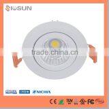 9W Beam Angle 25 Citizen COB Chip LED Downlight in 5 Years Warranty