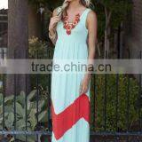 Bulk Wholesale Cheap 2015 Summer Women Maxi Dress,100%Cotton Maxi Dresses,long Maxi Dress thumbnail-4