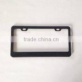 Wholesale USA Standard Stainless Steel Matt Black Blank Car License Plate Frame,number Plate Frame thumbnail-2