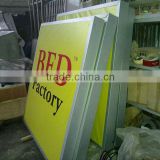 Wall Mounted Outdoor Advertising Light Sign