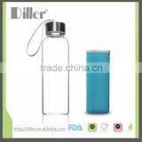High-quality Environmental Borosilicate Glass Water Bottle With Colorful Nylon thumbnail-2