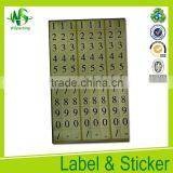 Paper Adhesive Cheap A4 Clothing Size Stickers Size Label