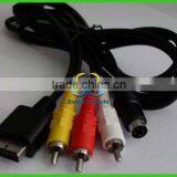 New Audio Cable for PS2 Consoles S-video RCA Cable