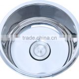 Utility Stainless Steel Round or Oval bowl Sink for bathroom and Lavatory