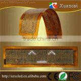 White Color P3-12x48dot Flexible Programmable Led Scrolling Sign With Smartphone Bluetooth Control thumbnail-6