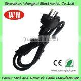 Black 3 Pin Rubber Australia Power Cord for Household Appliance thumbnail-5