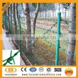 High quality hot dipped galvanized barbed wire post