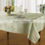 Poloyester Table Cloth/luxury Table Cloth/leaves Printed Table Cloth/ thumbnail-3