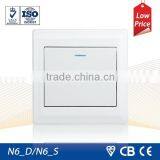 N6 Series Wall Switch 1 Gang 1 Way/ 1 Gang 2 Way
