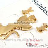 Fox Shape IPG Gold Plated Stainless Steel Jewelry Set