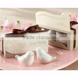 Love Birds Wedding Favors Salt and Pepper Shaker Quality Choice