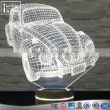 Table Desk Acrylic LED Lamp,Cars Lightning Color Changing Night Light thumbnail-1