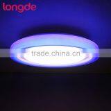 22W Dimmable RGB Single CCT LED Ceiling Light With Remote for Home thumbnail-1