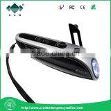 Hot Selling High Quality Outdoor Dynamo Solar Powered Radio Flashing Light