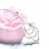 925 Sterling Silver Diamond Bridal Dubai Custom Jewelry Set E0019 thumbnail-2