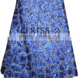 African organza lace with sequins embroidery CL8155-2deep blue