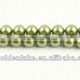 Green Shell Pearls Gemstone Beads