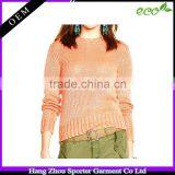16FZLS02 Fashionable Linen Sweater Women Wholesale Linen Clothing
