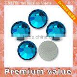 Flat Back Rhinestones Blue Zircon