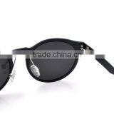 Retro Round Wood and Carbon Fiber Double Materials Sunglasses thumbnail-6