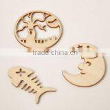 Wood Veneer Shapes for Halloween. thumbnail-1