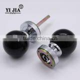 Furniture Hardware Smooth Jet Black Sliding Glass Shower Door Handles